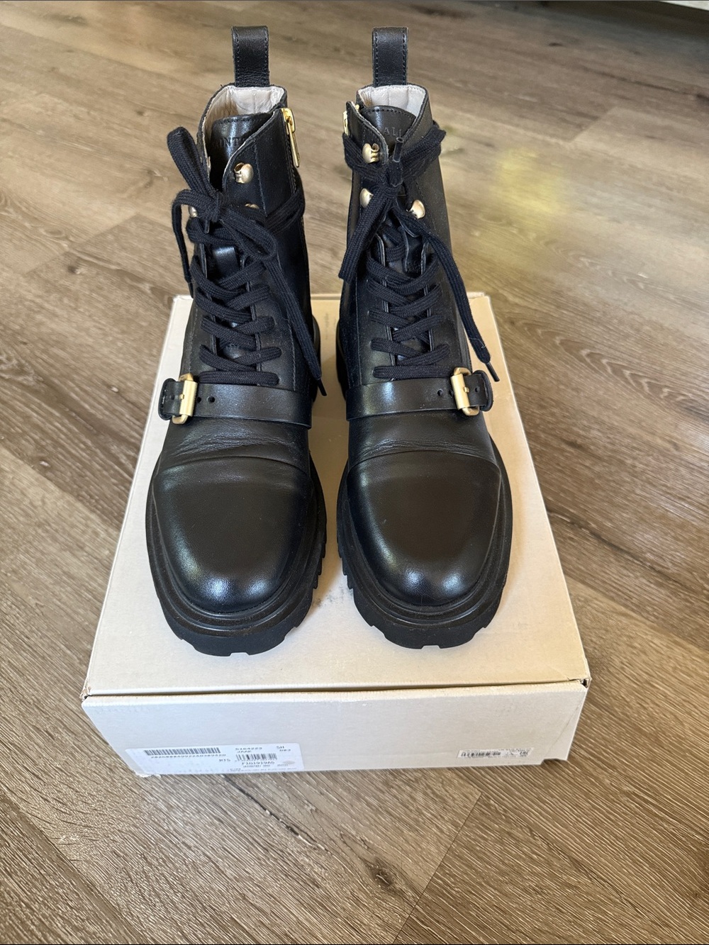 ALLSAINTS Tori Leather Boot Size 38 - Picture 4 of 11